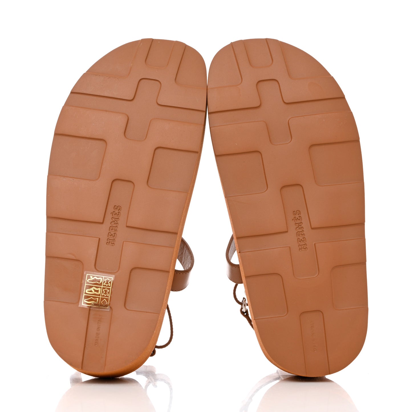 Calfskin Womens Enid Sandals 35.5 Naturel