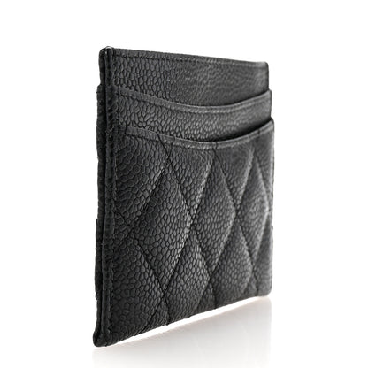 Chanel Caviar Quilted Card Holder Black 3 of 7