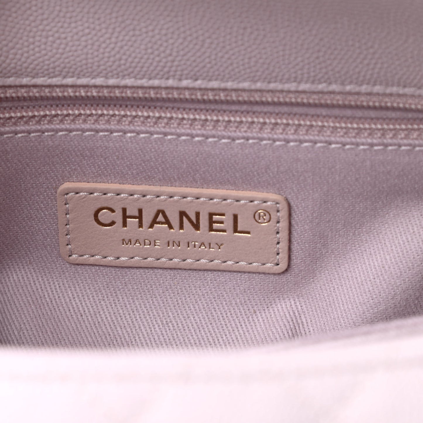 Caviar Quilted Mini Coco Handle Flap Lilas Lilac