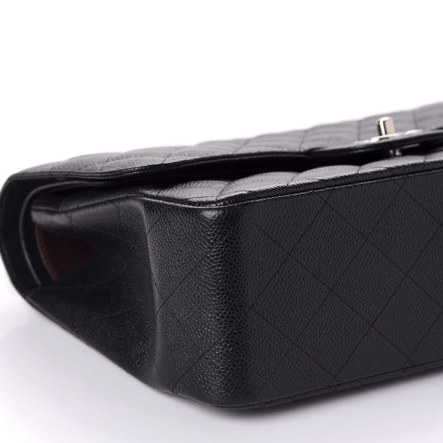 Chanel Caviar Quilted Jumbo Double Flap Black 7 of 11