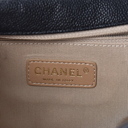 Chanel Caviar Stitched Flap Black 6 of 12