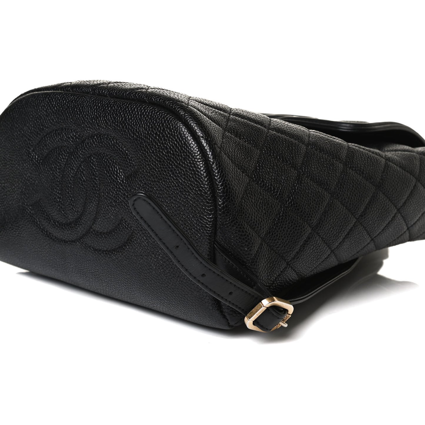 Caviar Quilted Filigree Backpack Black
