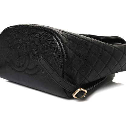 Chanel Caviar Quilted Filigree Backpack Black 8 of 15
