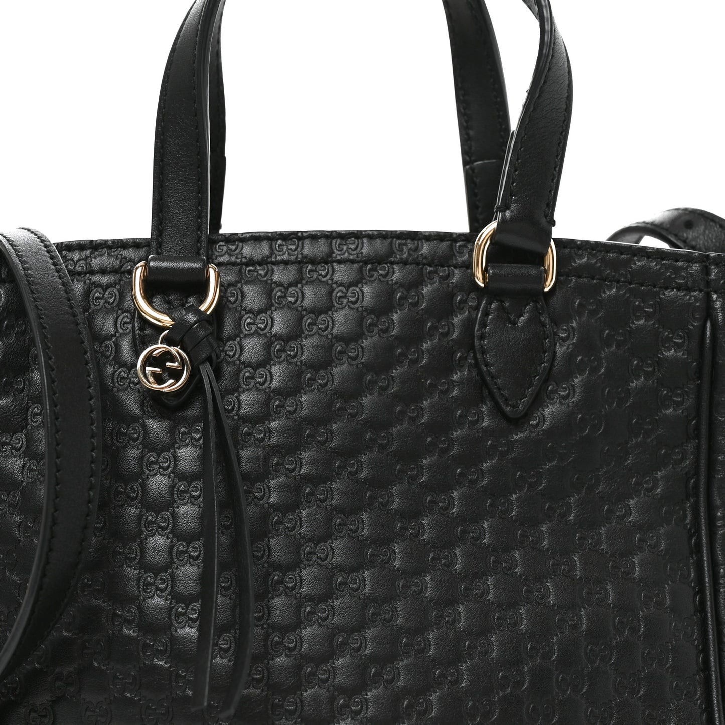 Microguccissima Small Bree Tote Black
