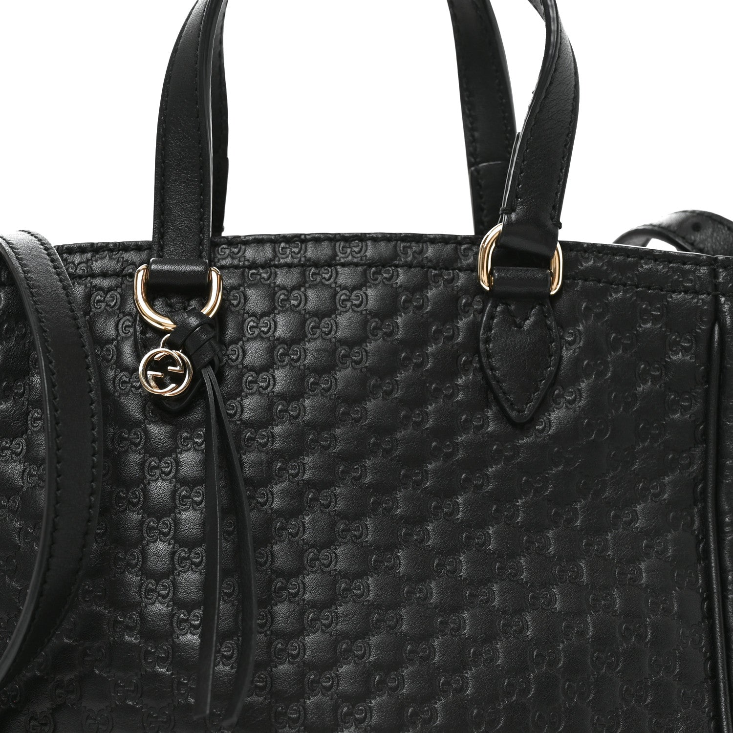 Gucci Microguccissima Small Bree Tote Black 8 of 11