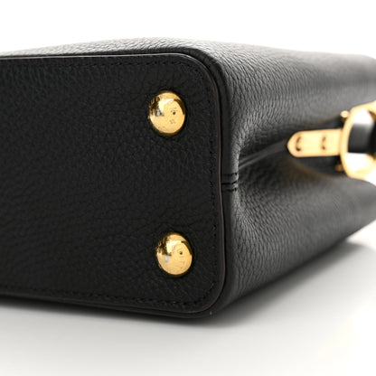 Louis Vuitton Taurillon Capucines BB Black 9 of 12