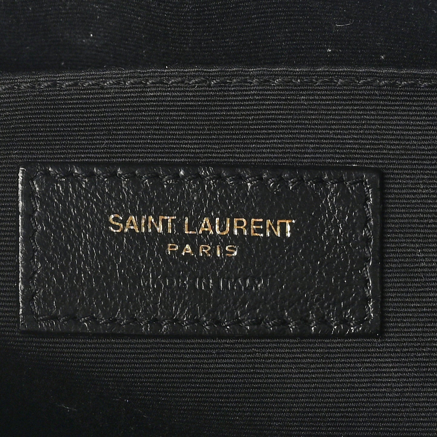 Patent Calfskin Crocodile Embossed Monogram Lou Camera Bag Black
