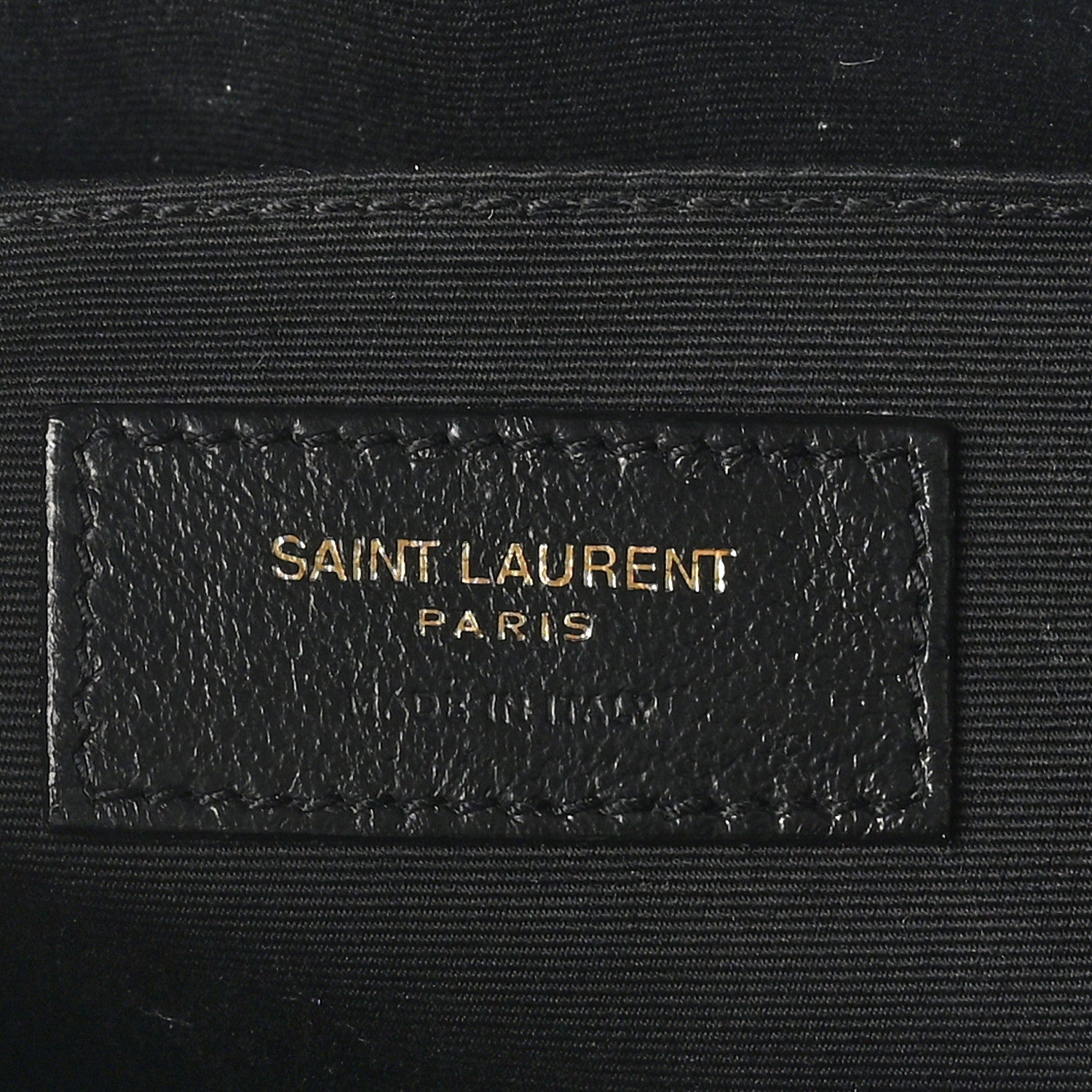 Saint Laurent Patent Calfskin Crocodile Embossed Monogram Lou Camera Bag Black 6 of 10
