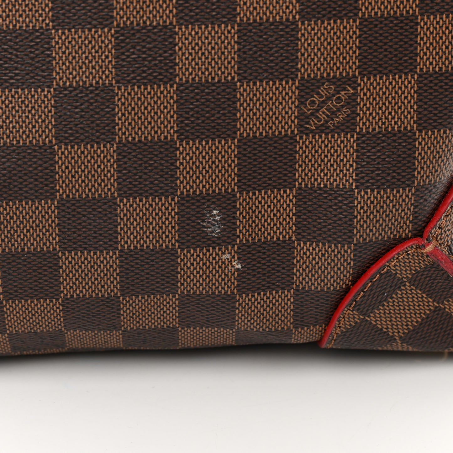 Damier Ebene Caissa Hobo Cherry