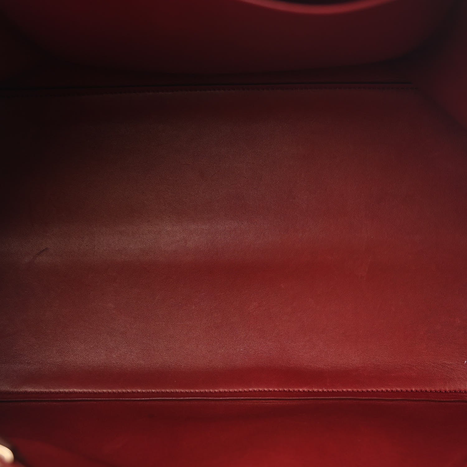 The Row Polished Saddle Calfskin Large Devon Bag Burgundy 5 of 11