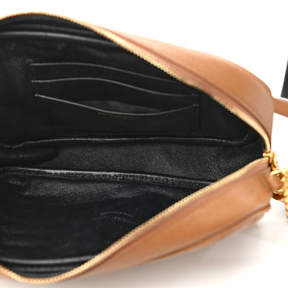 Saint Laurent Grain De Poudre Matelasse Monogram Mini Lou Camera Bag Dune 5 of 11