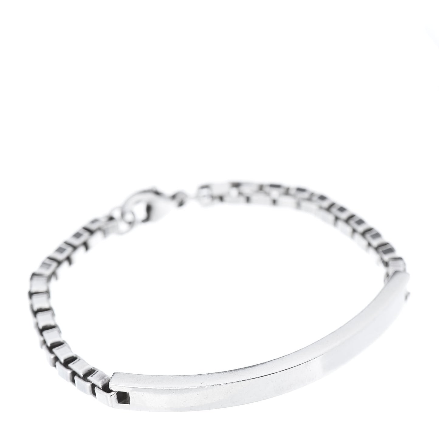 Sterling Silver Venetian Link ID Bracelet