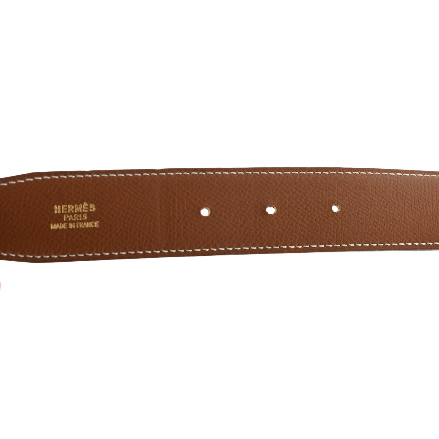 Swift Epsom 24mm Mini H Belt 75 Black Gold