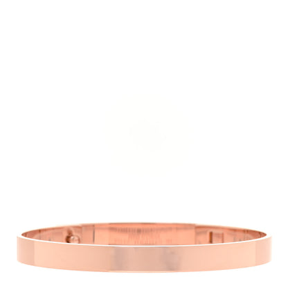 Hermes 18K Rose Gold Diamond PM Collier De Chien Bracelet SH 3 of 6