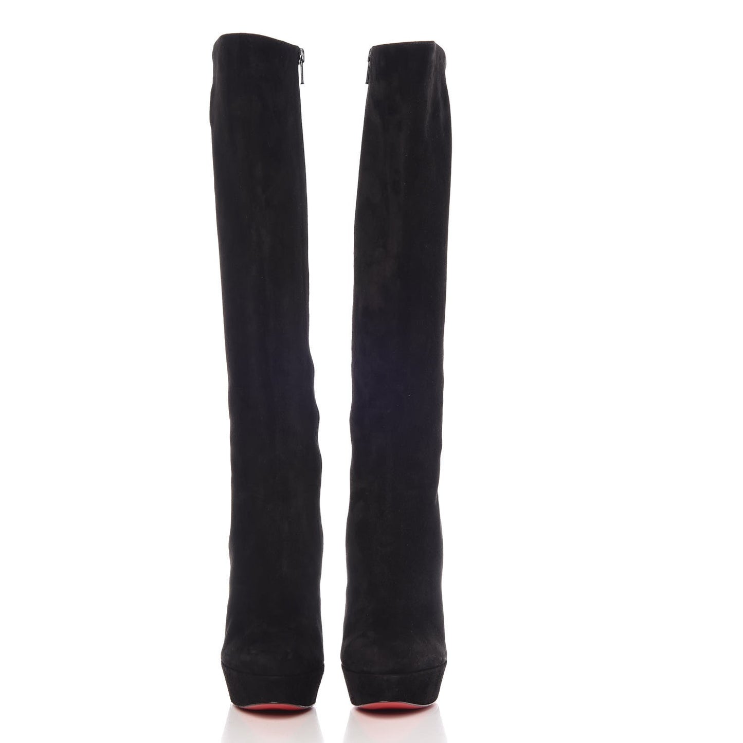 Veau Velours Bianca 140 Knee Boots 37 Black