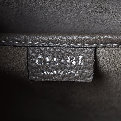 Celine Drummed Calfskin Nano Luggage Souris 6 of 7