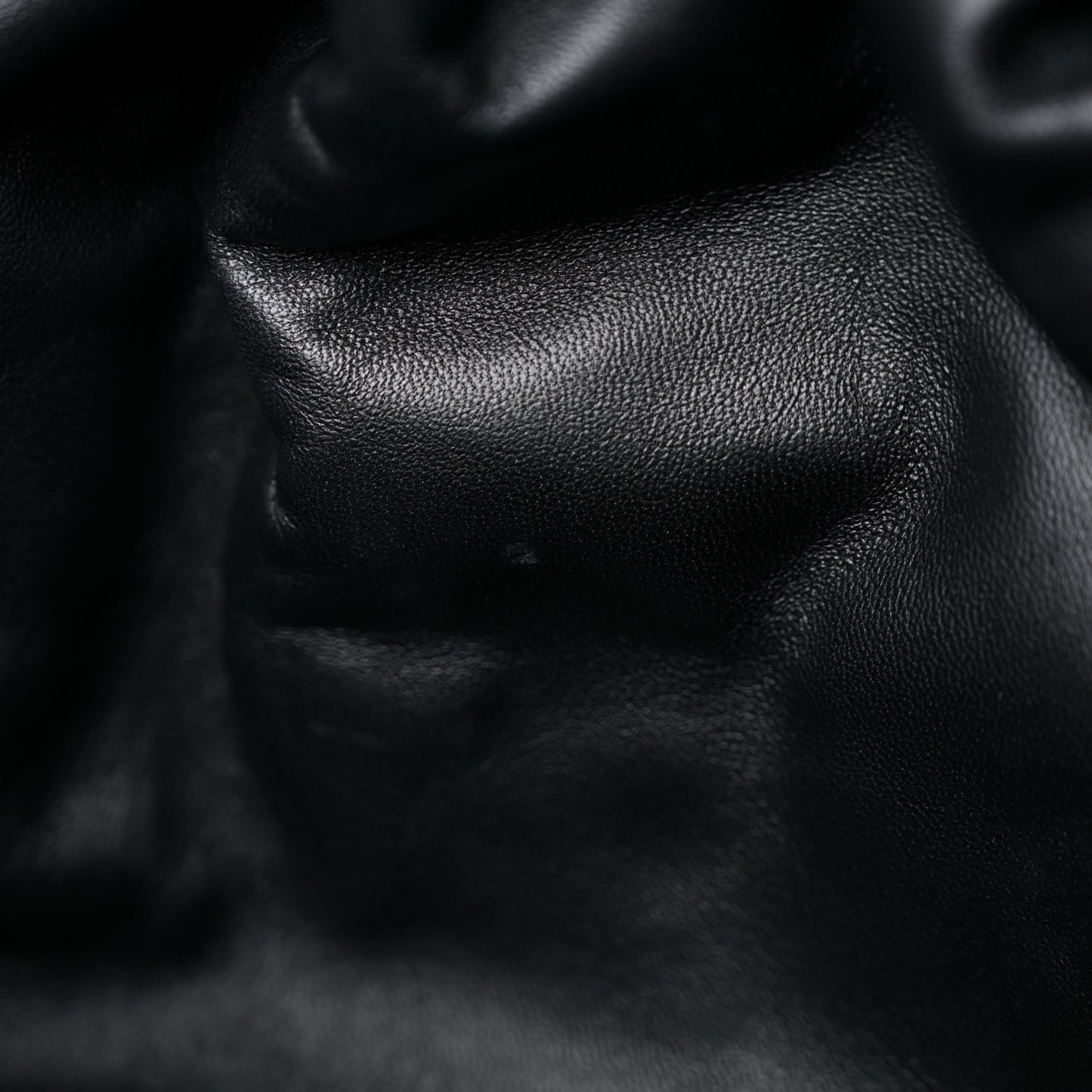 Nappa Maxi Intreccio The Pouch Oversized Clutch Black