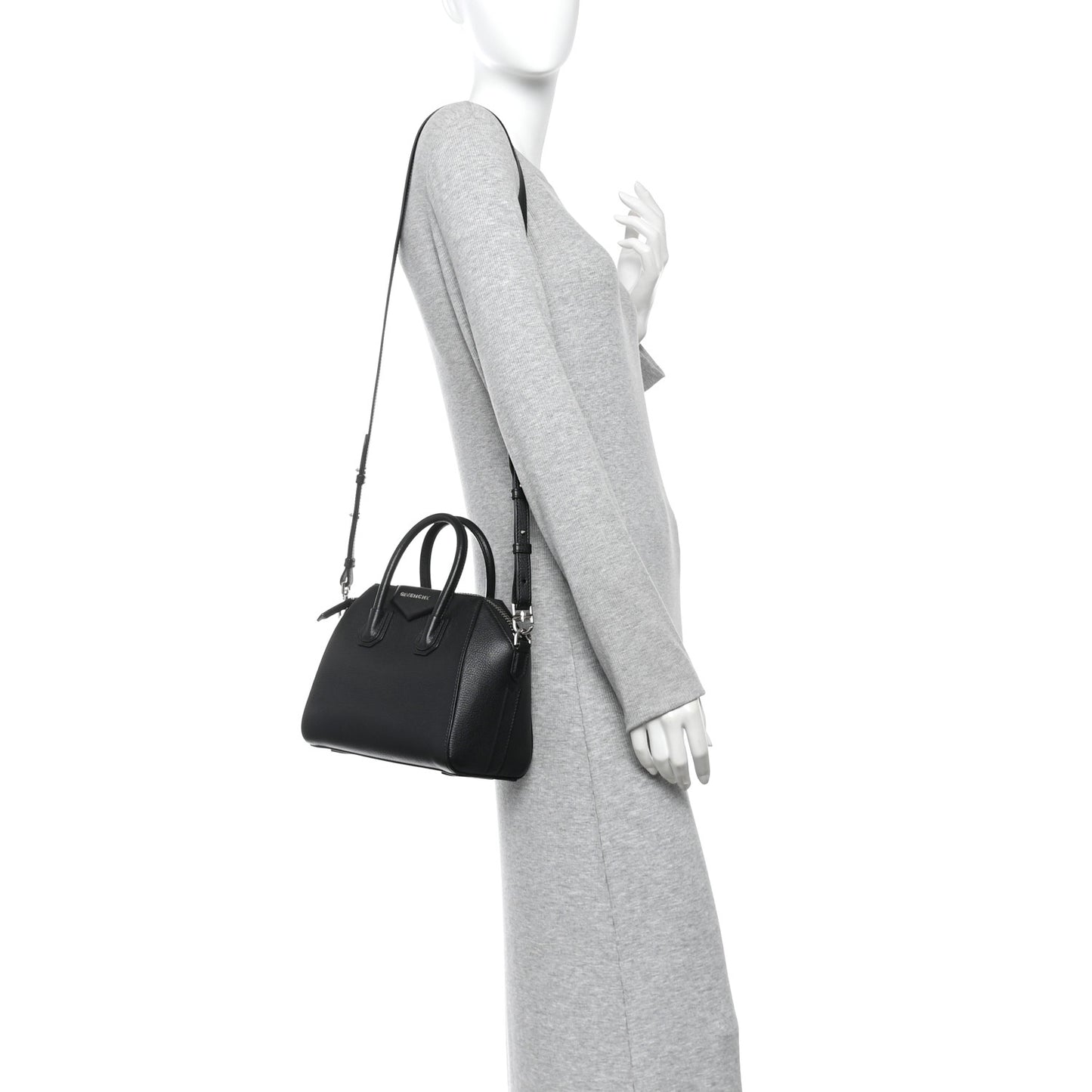 Sugar Goatskin Mini Antigona Black