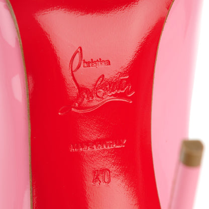 Christian Louboutin Patent Pigalle Follies 100 Pumps 40 Rose 6 of 8