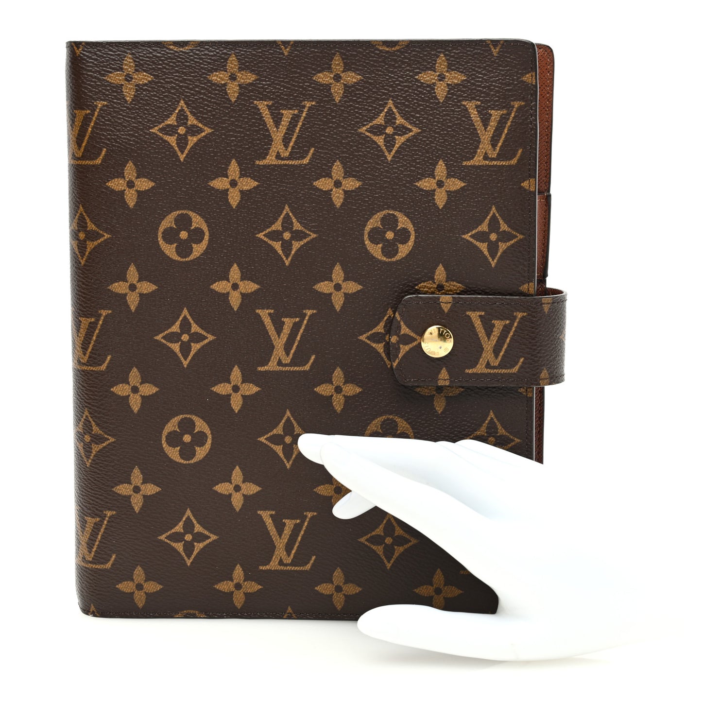 Monogram Large Ring Agenda Cover