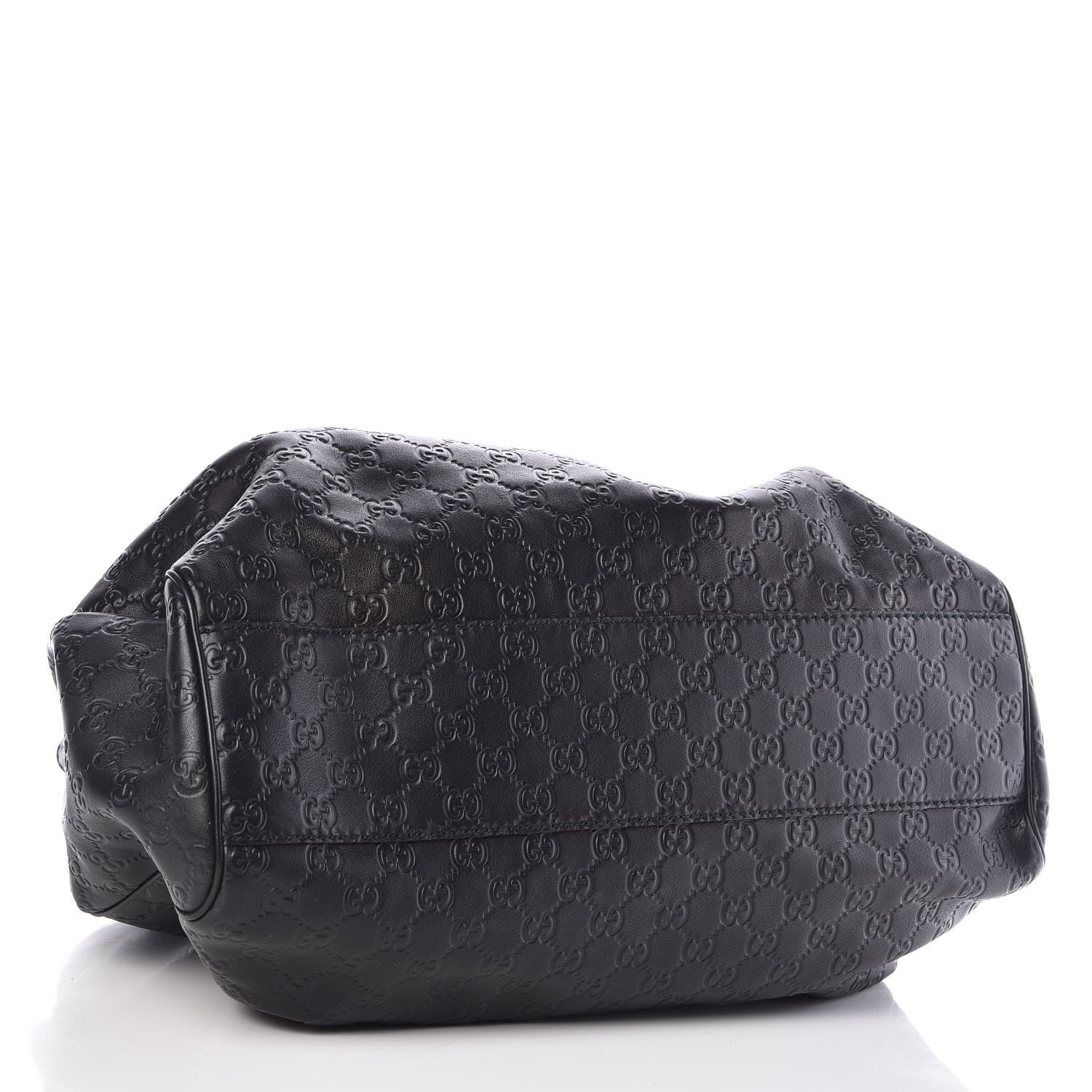 Gucci Guccissima Large Sukey Tote Black 4 of 9