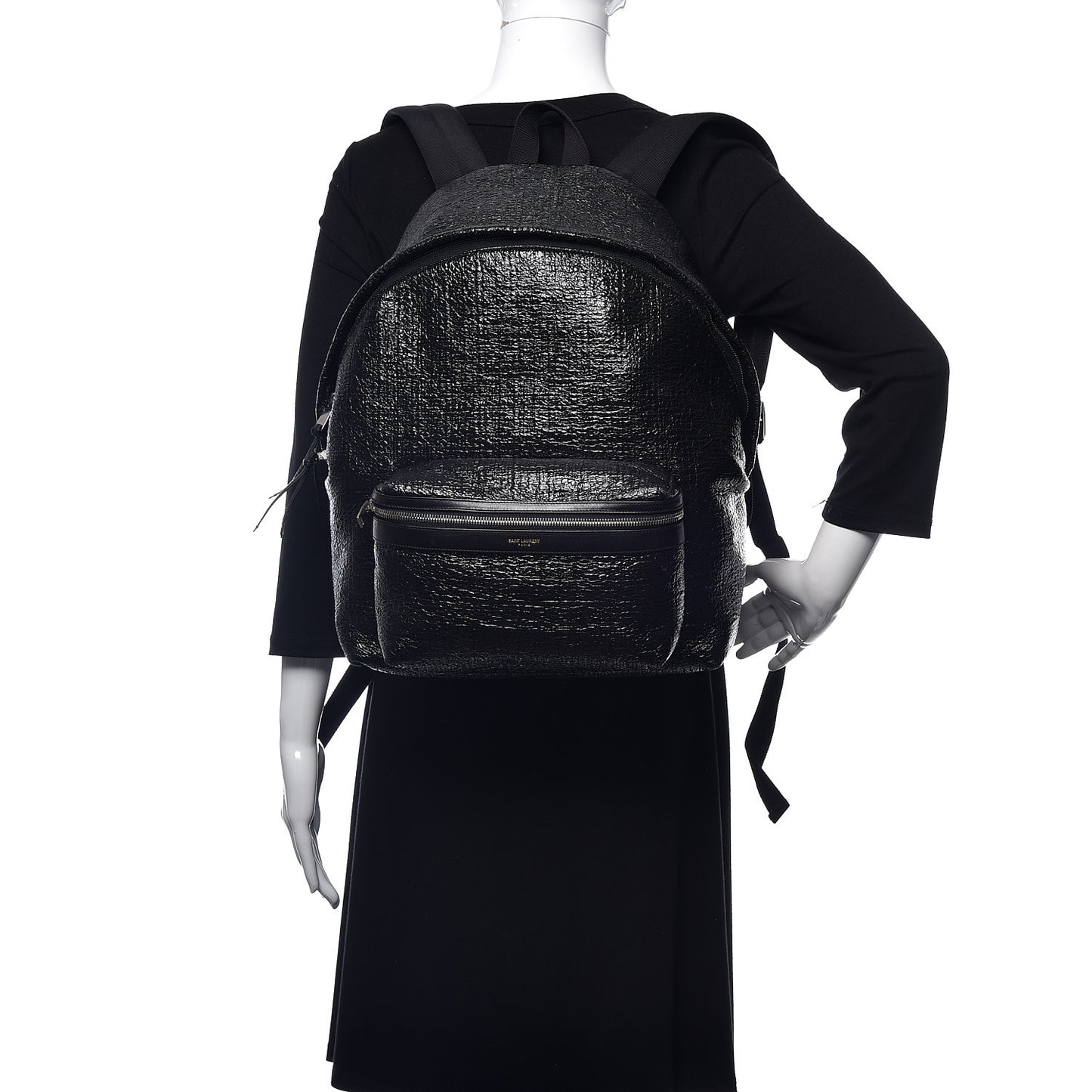 Coated Canvas Hunting Backpack Black