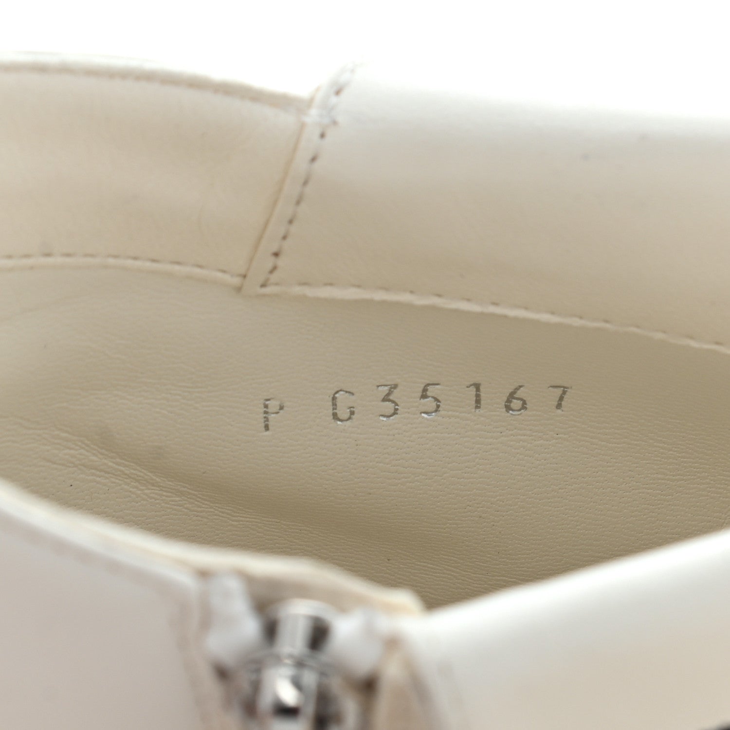 Chanel Lambskin Grosgrain Fold Over Logo Cap Toe Boots 38 Ivory Black 6 of 12