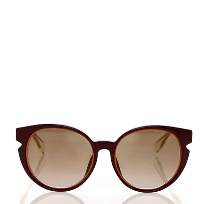 Fendi Acetate Cat Eye Sunglasses FF 0142/S Burgundy 2 of 6