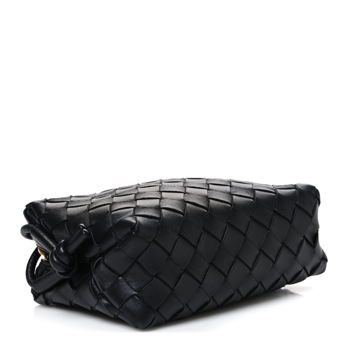 Nappa Intrecciato Mini Loop Camera Bag Black