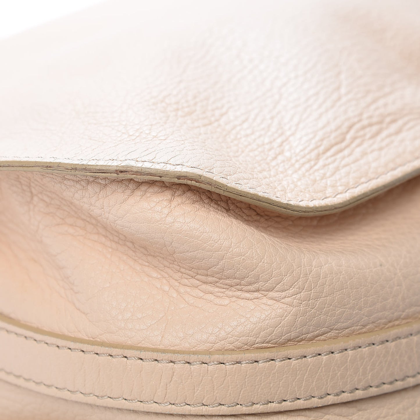 Calfskin Medium Marcie Satchel Cream