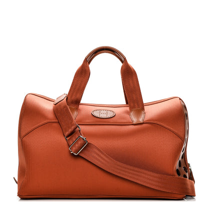 Hermes Buffle Toile Sac A Chien TouTou Brique Potiron 1 of 10