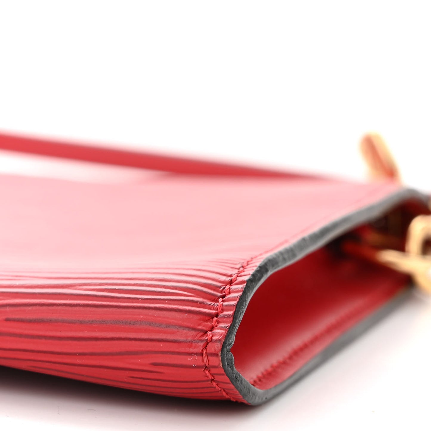 Epi Pochette Accessories 24 Castillan Red