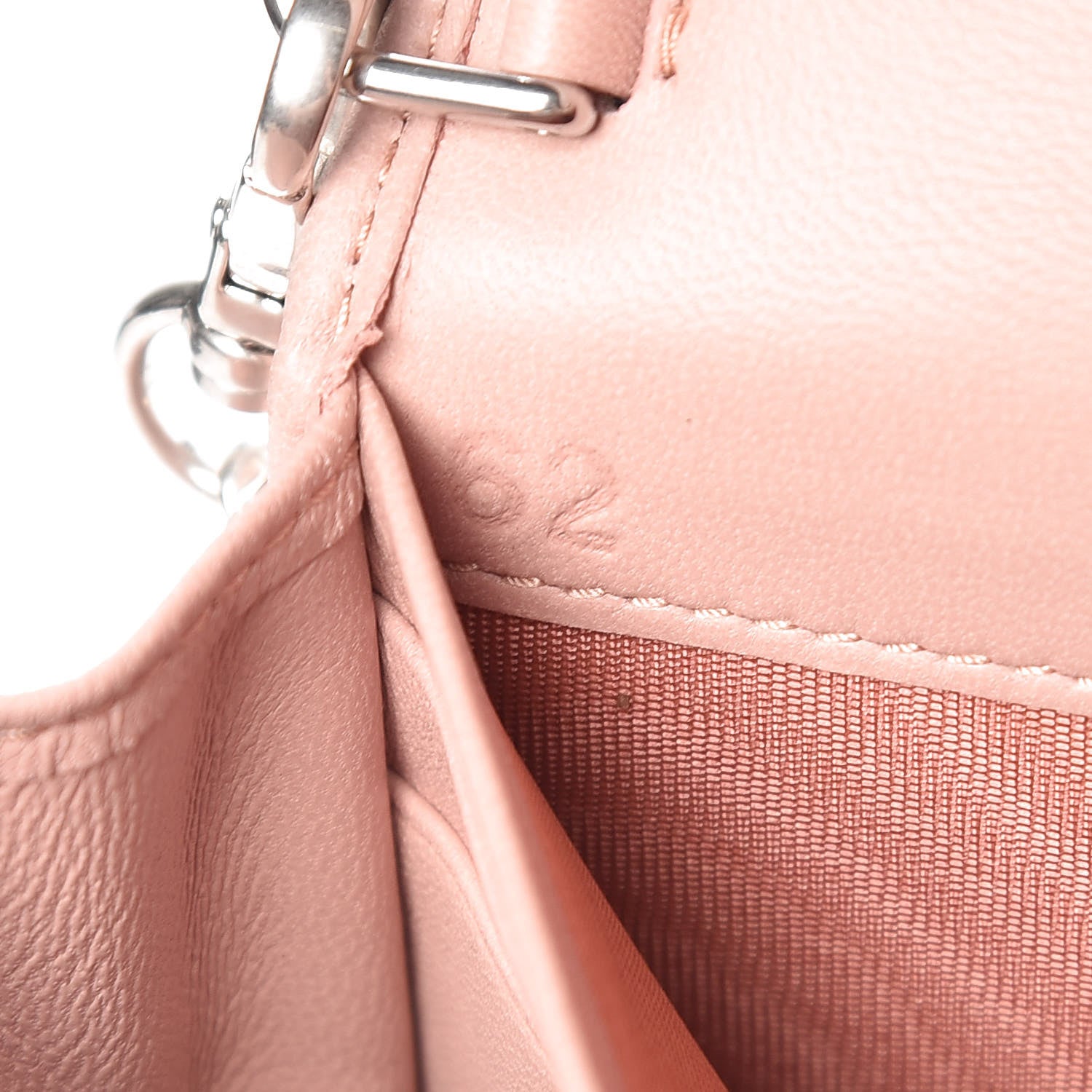 Prada Nappa Impunture Mini Diagramme Chain Crossbody Bag Orchidea 7 of 10