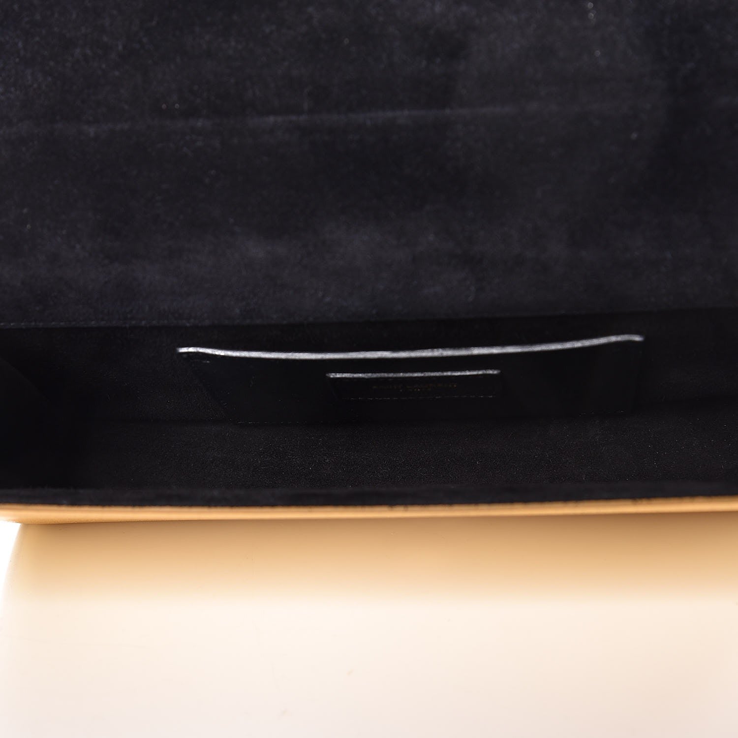 Saint Laurent Metallic Calfskin Monogram Cassandre Clutch Ciad 5 of 6