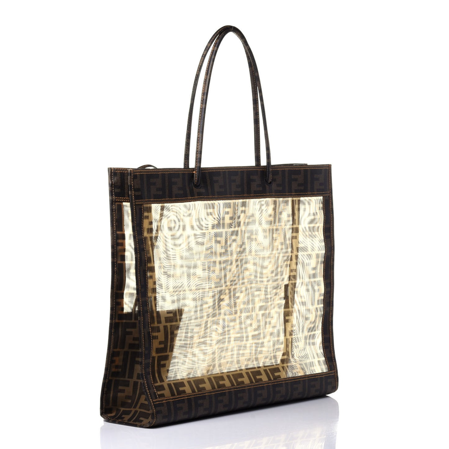 Mesh Glazed Fabric FF 1974 Tote Tobacco