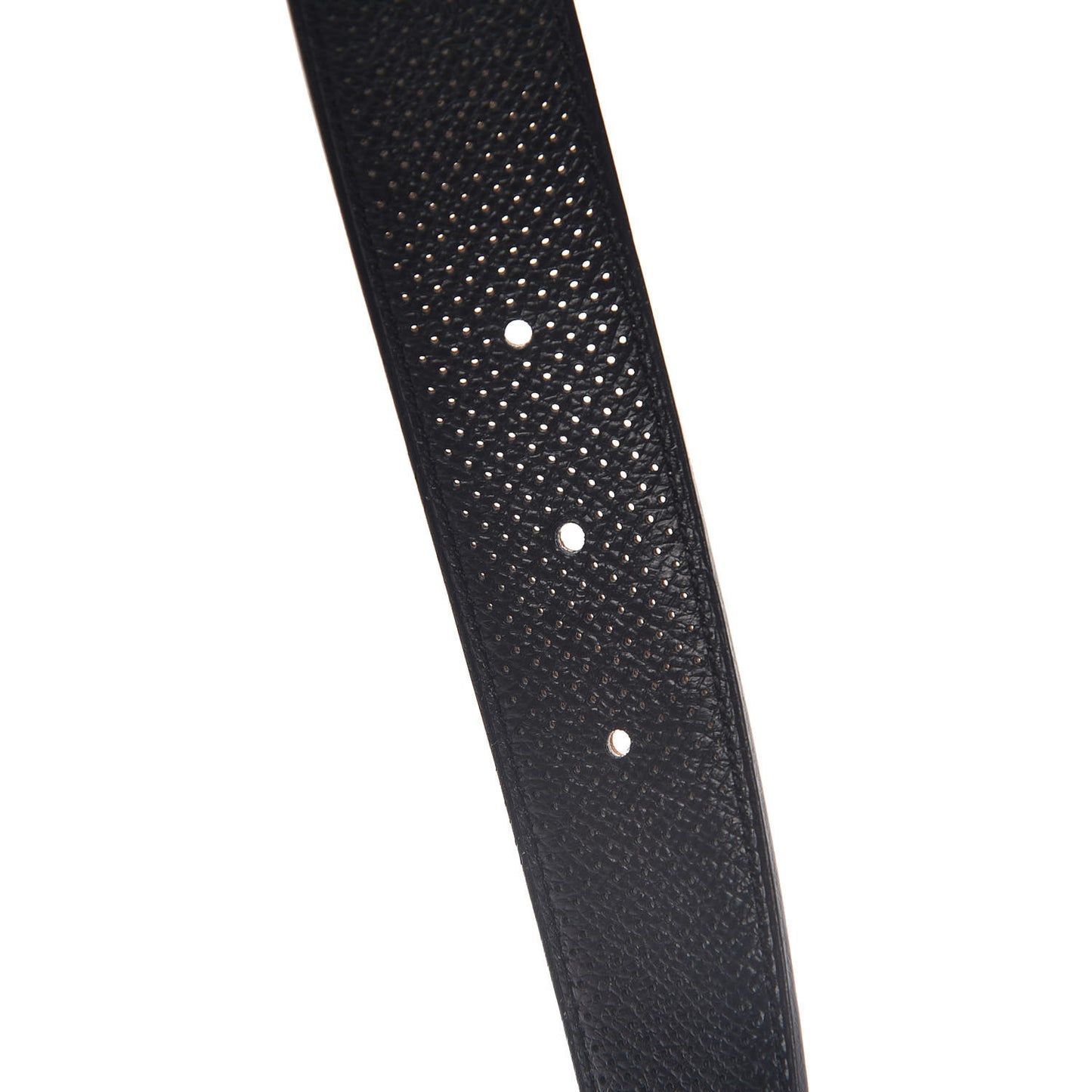 Epsom Perforated 32mm Belt 95 Gold Black