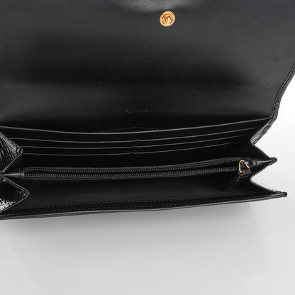 Saint Laurent Textured Patent Belle De Jour Wallet Black 5 of 7
