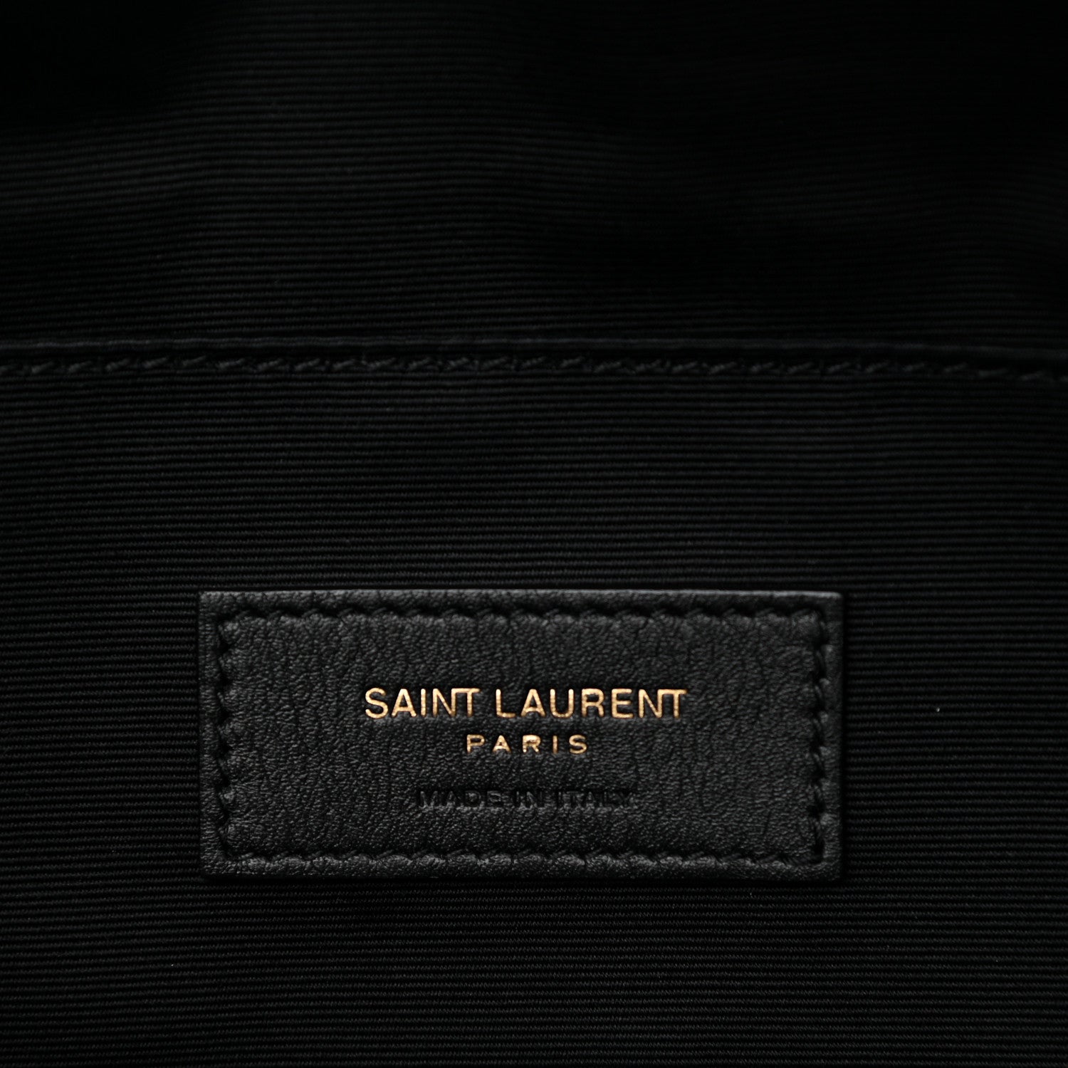 Saint Laurent Grain De Poudre Monogram Belt Bag Black 6 of 11