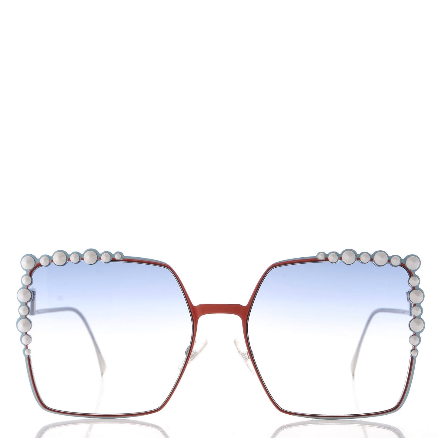 Metal Dots Square Sunglasses FF 0259/S