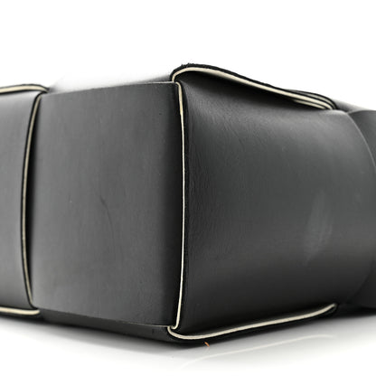 Bottega Veneta Nappa Maxi Intrecciato Arco Tote Black White 10 of 12