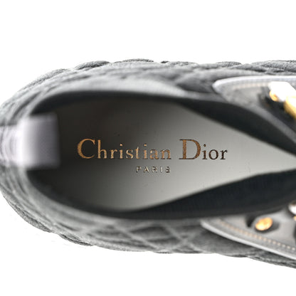 Christian Dior Technical Knit Calfskin Womens Walk'N'Dior High Top Sneaker 41 Black 7 of 7