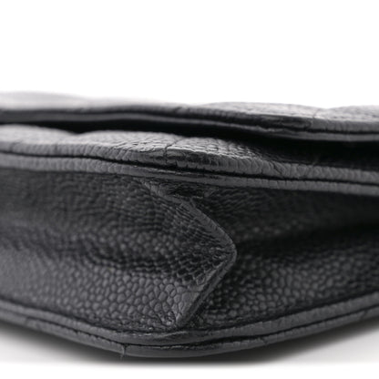 Chanel Caviar Quilted Wallet on Chain WOC Black 10 of 11