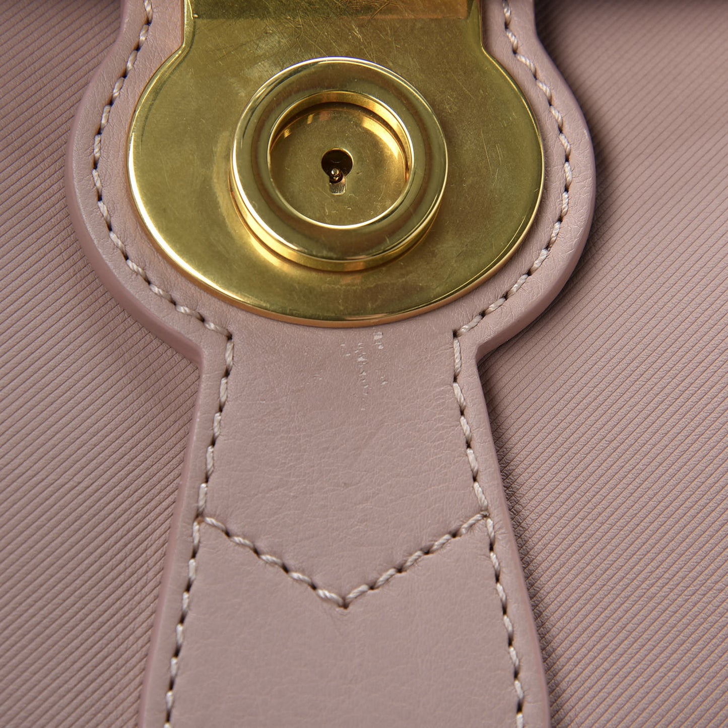 Trench Calfskin Medium DK88 Top Handle Bag Ash Rose