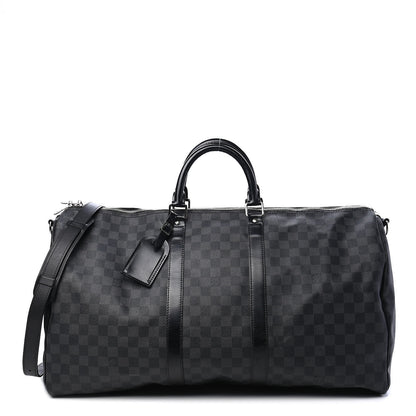 Louis Vuitton Damier Graphite Keepall Bandouliere 55 1 of 9