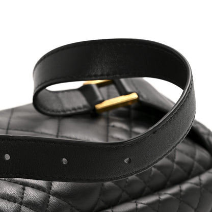 Versace Nappa Barocco Quilted Vanitas Medea Belt Bag Black Red White 11 of 14