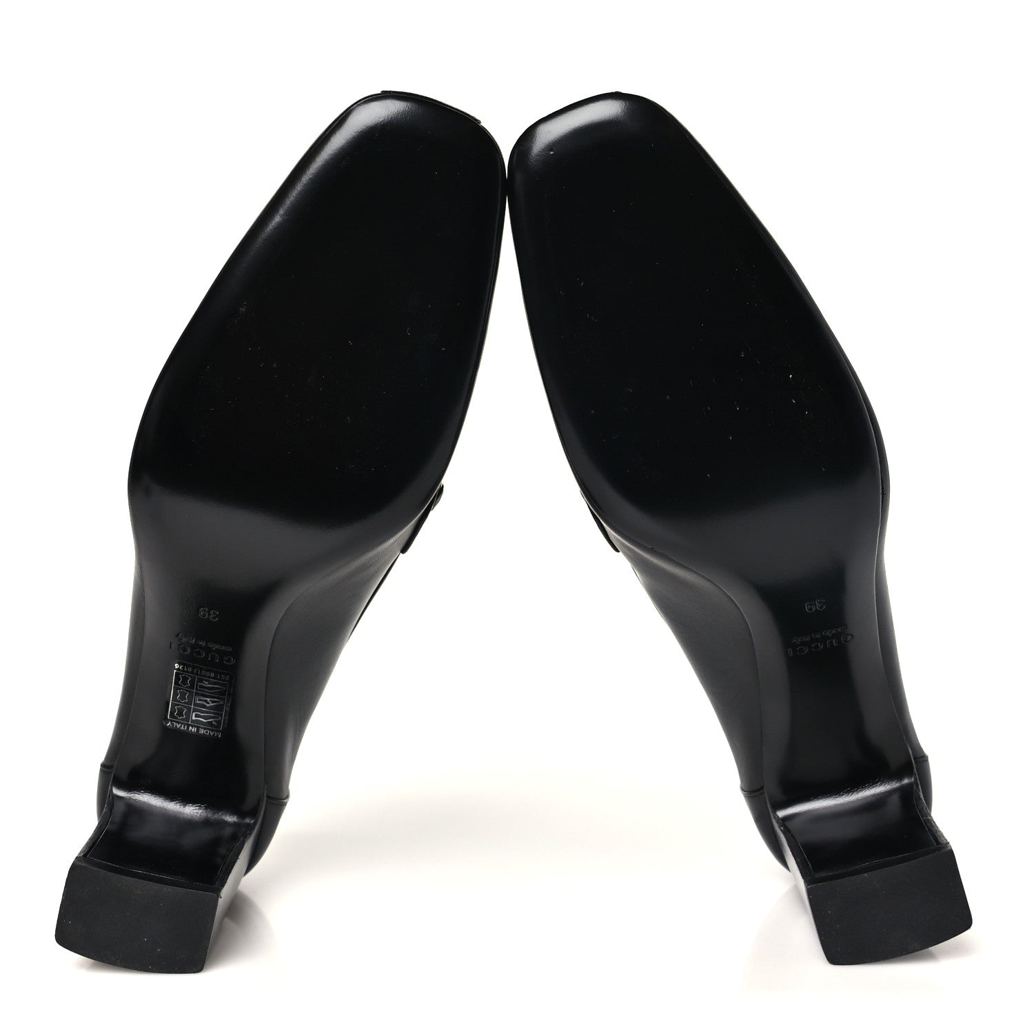 Gucci Malaga Kid Horsebit 75mm Pumps 39 Black 6 of 10