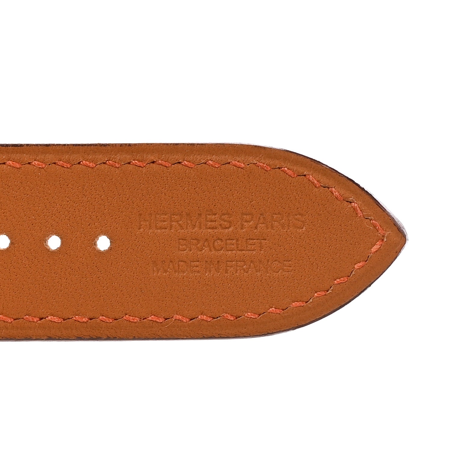 Hermes Swift 45mm Apple Watch Single Tour Band Orange 3 of 6