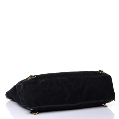 Gucci Monogram Large Abbey Tote Black 3 of 4