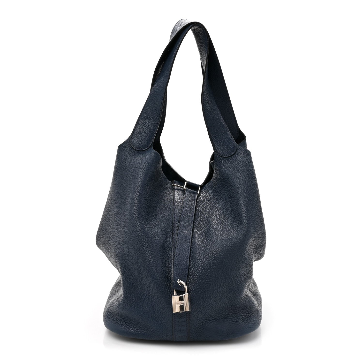 Hermes Taurillon Clemence Picotin Lock TGM Bleu Abysse 1 of 12