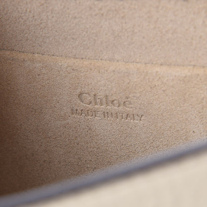 Chloe Calfskin Suede Medium Nile Bracelet Bag Off White 6 of 8